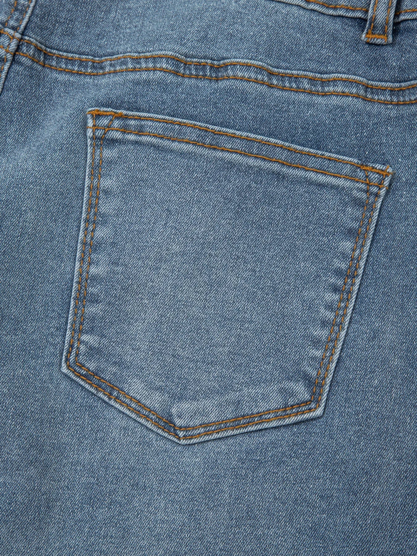 High-Waisted Flare Jeans with Seam Detail 