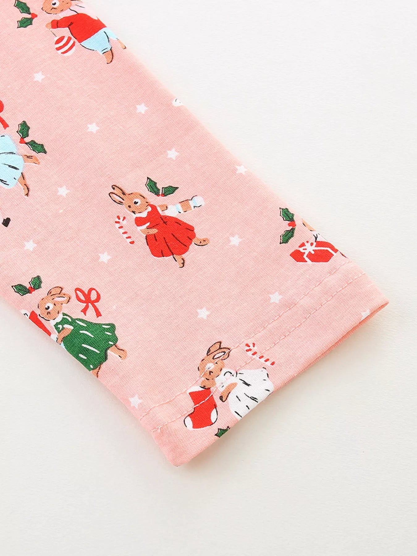 Children's Christmas Print Long Sleeve Dress 