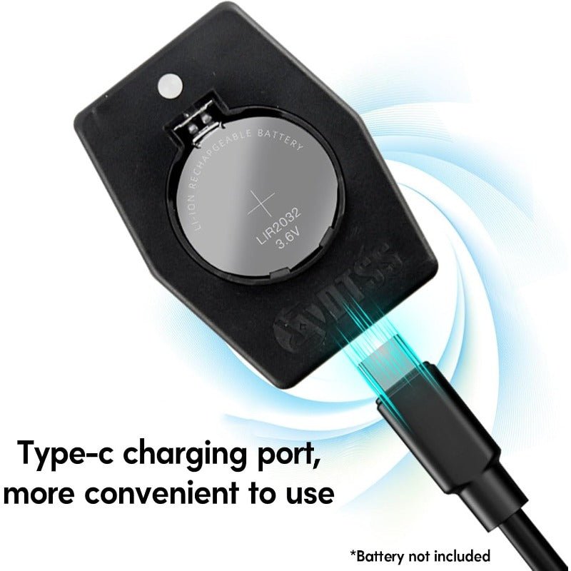CellSpark Type-C Charger for Rechargeable Coin Batteries | Compact Power Dock 