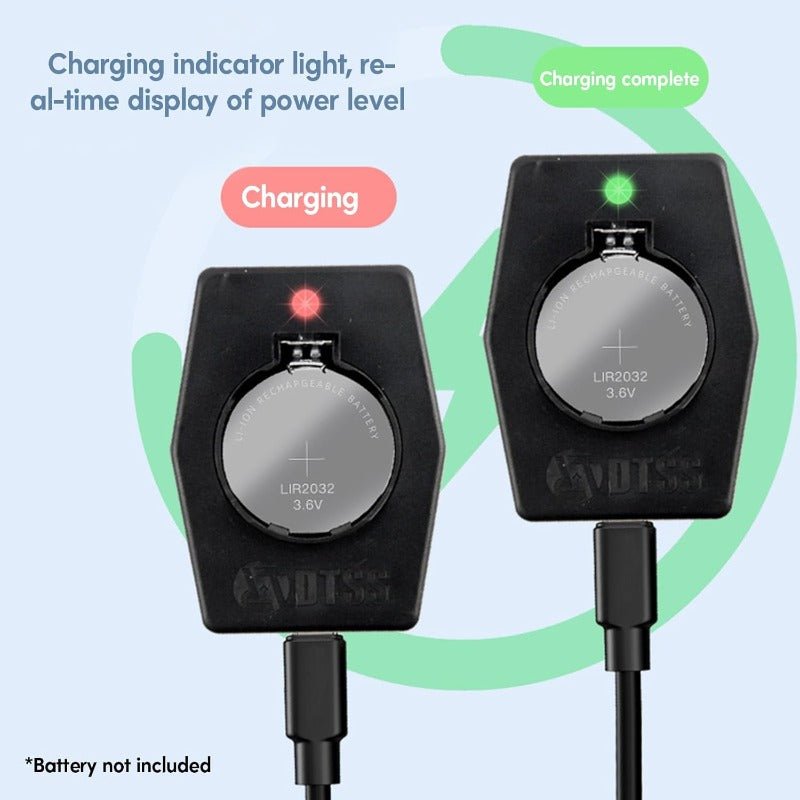 CellSpark Type-C Charger for Rechargeable Coin Batteries | Compact Power Dock 