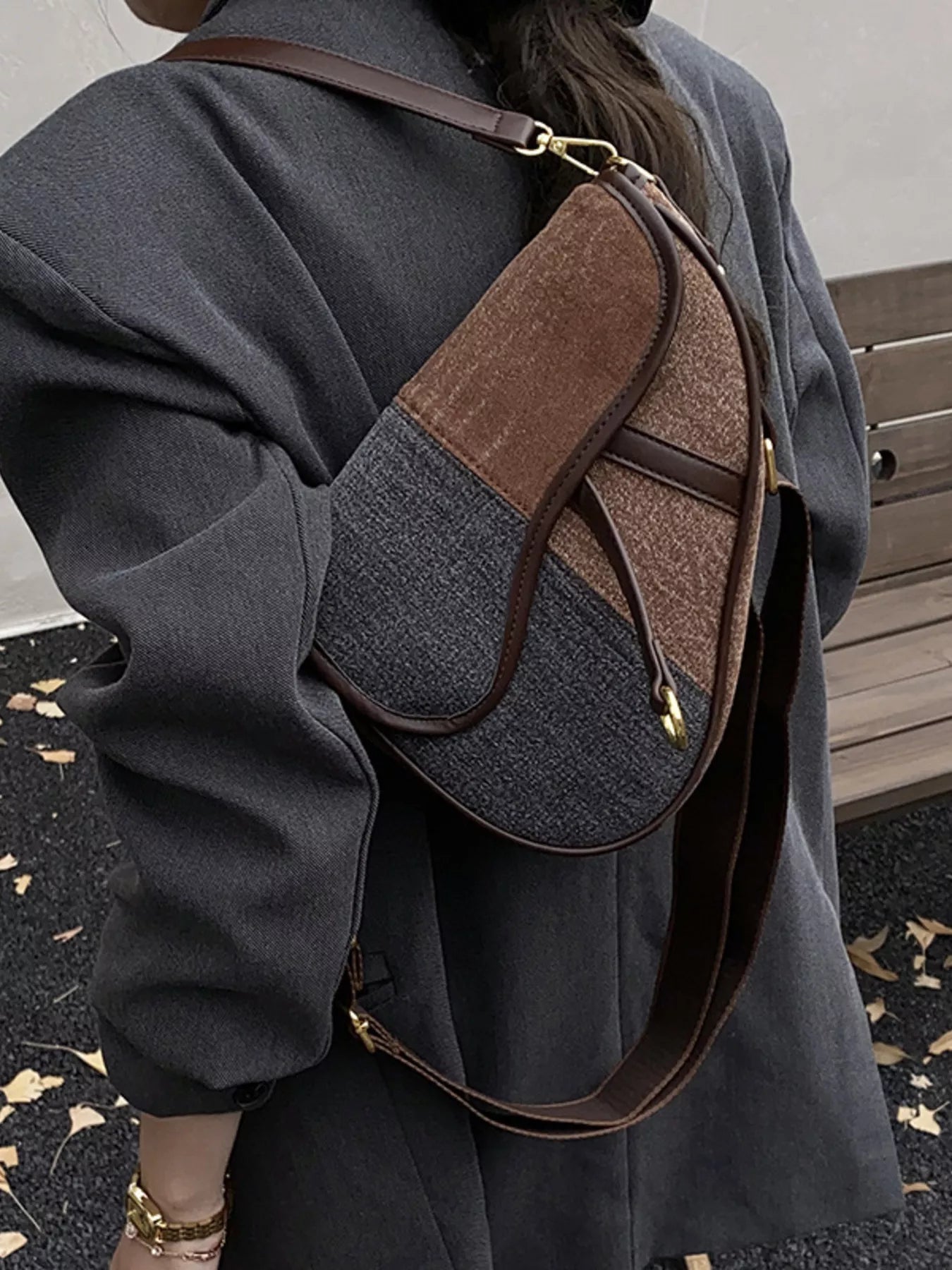 Adjustable Strap Crossbody Bag 