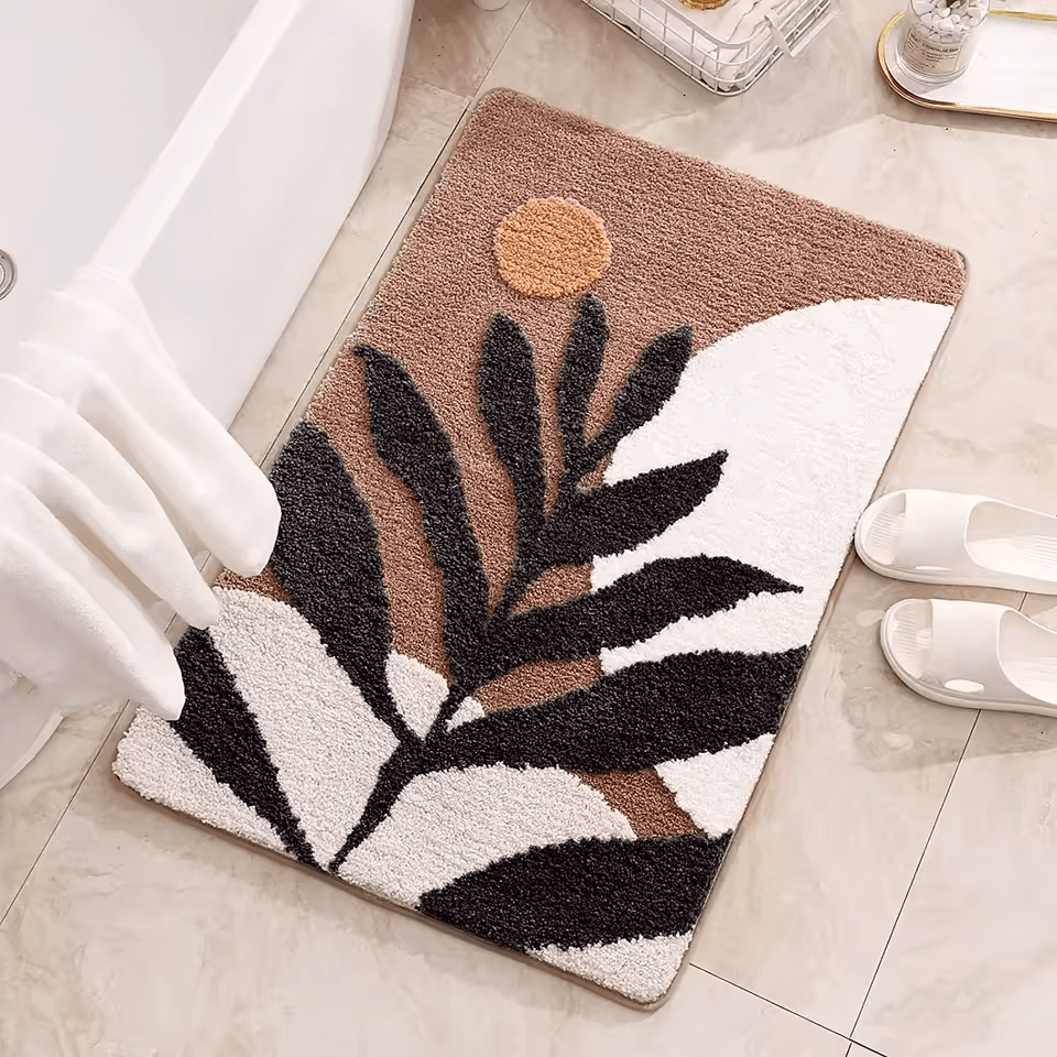 CloudSoft Bath Rug – Ultra-Soft Organic Microfiber Bathroom Mat with Non-Slip Backing 