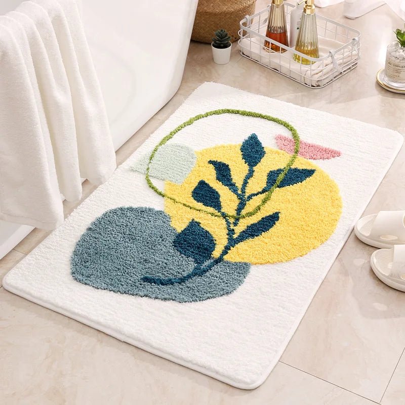 CloudSoft Bath Rug – Ultra-Soft Organic Microfiber Bathroom Mat with Non-Slip Backing 