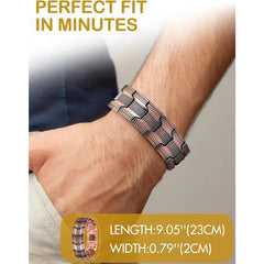 Cobra Magnetic Bracelet | 99.99% Pure Copper, Magnetic Therapy for Wellness 