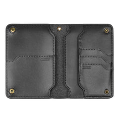 CompassSlim Leather Travel Wallet | Passport Holder for Cards, Tickets & ID 