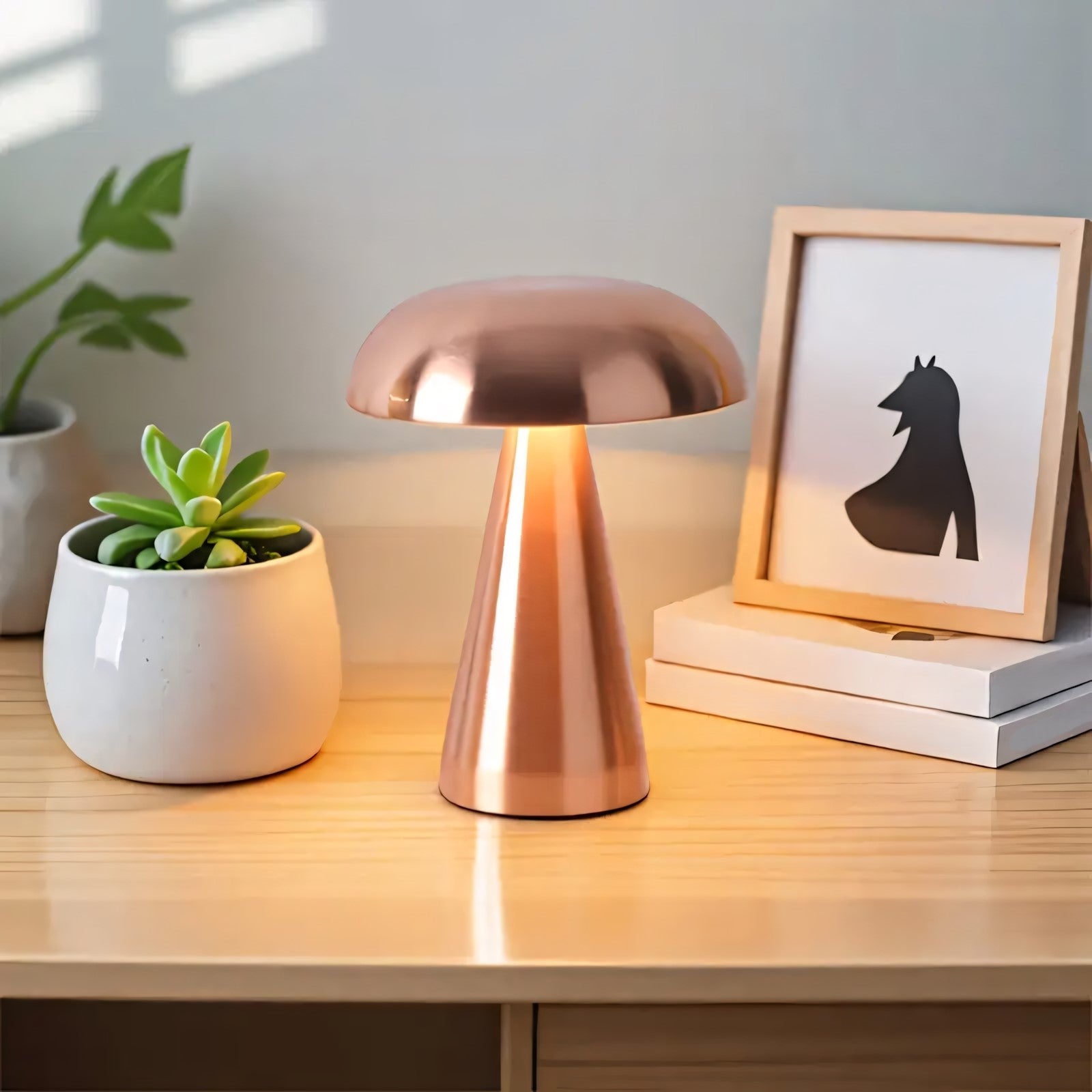 Cordless LED Lamp with 3 Adjustable Lighting Modes – Portable Rechargeable Light for Home and Office 