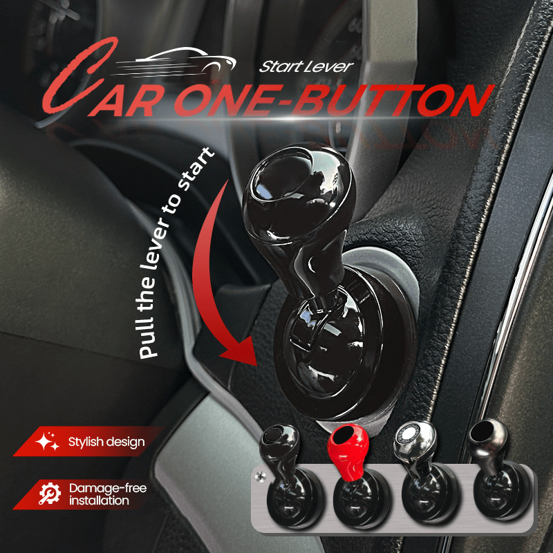 CruiseTouch Push-Start Button Lever | ABS & Alloy Car Interior Accent 