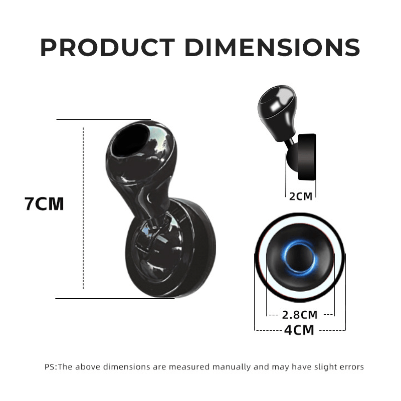 CruiseTouch Push-Start Button Lever | ABS & Alloy Car Interior Accent 