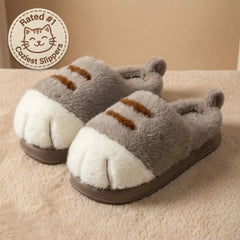 Cuddle Cat Paw Slippers | Ultra-Plush, Cute Design for Women 