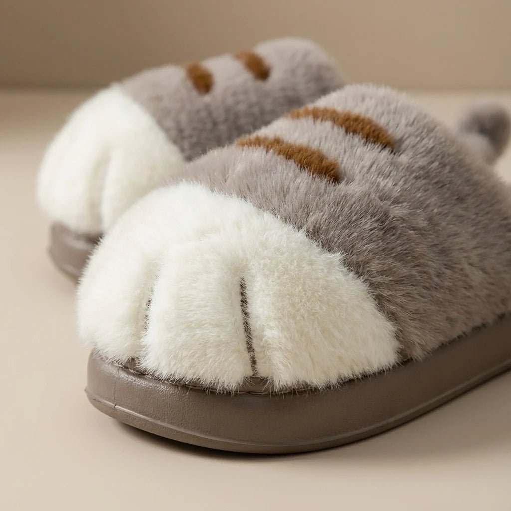 Cuddle Cat Paw Slippers | Ultra-Plush, Cute Design for Women 