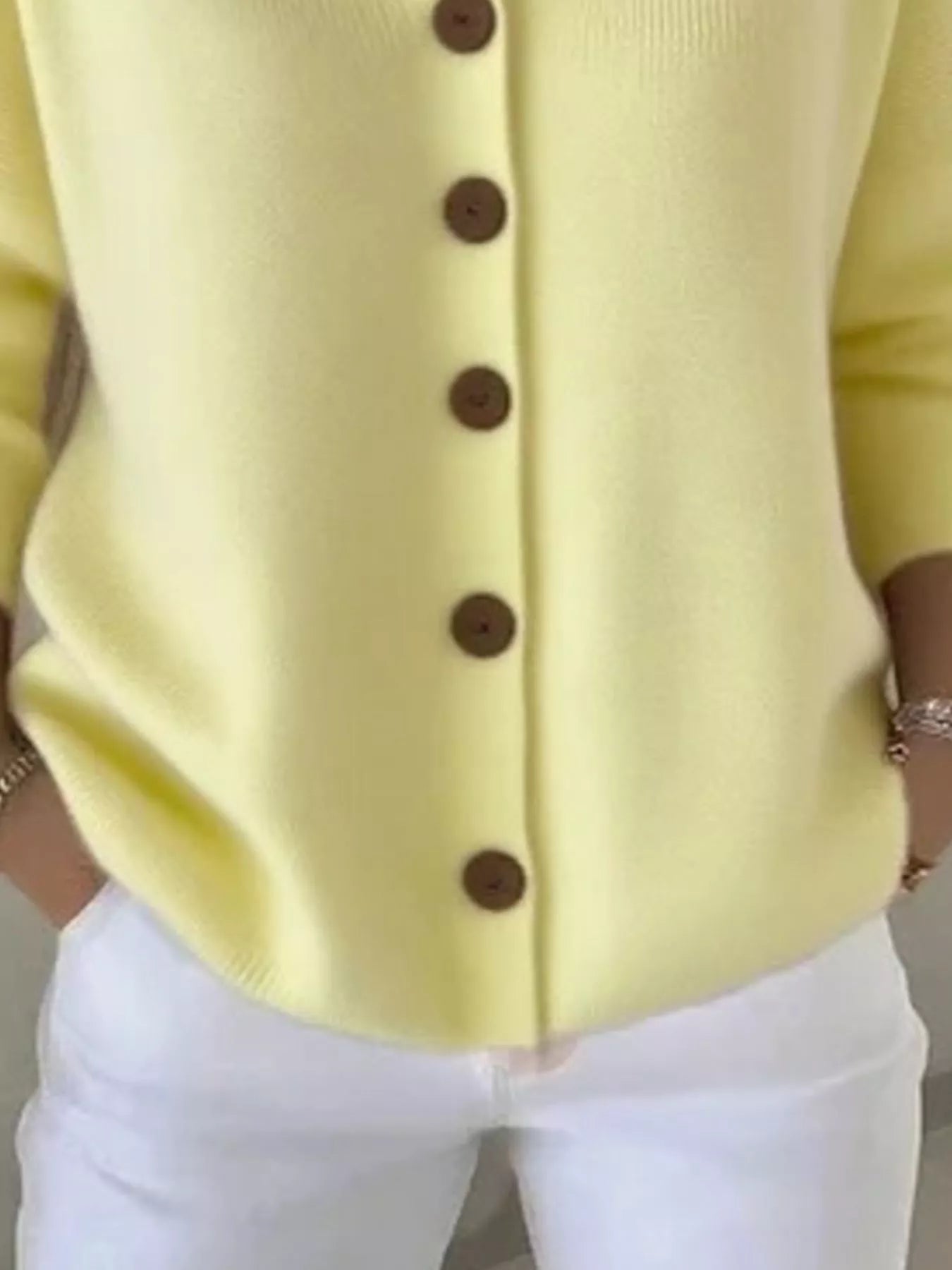 Full Size Hooded Button-Front Soft Knit Cardigan Plus Size 