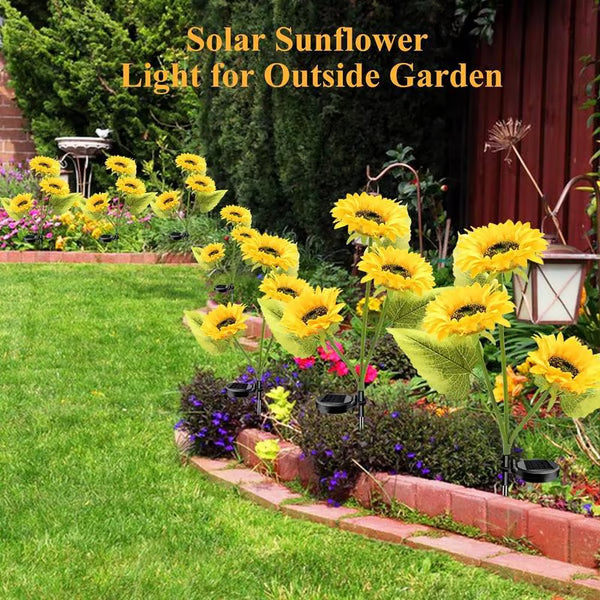🌞Solar LED Sunflower Garden Lights-29.6inch/74cm 