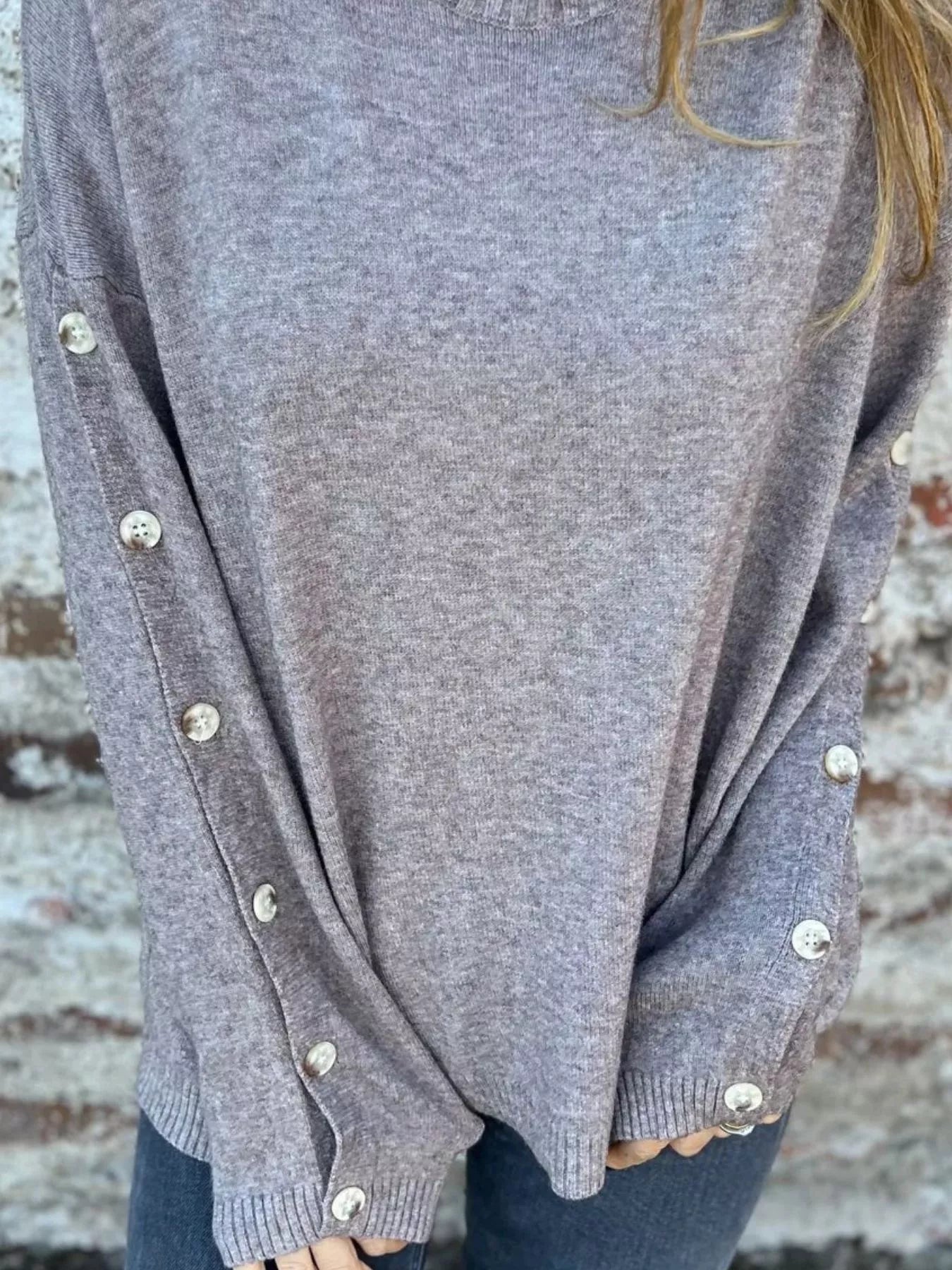 Full Size Turtleneck Long Sleeve Sweater Plus Size 