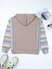Colorblock Patchwork Baggy Hoodie 