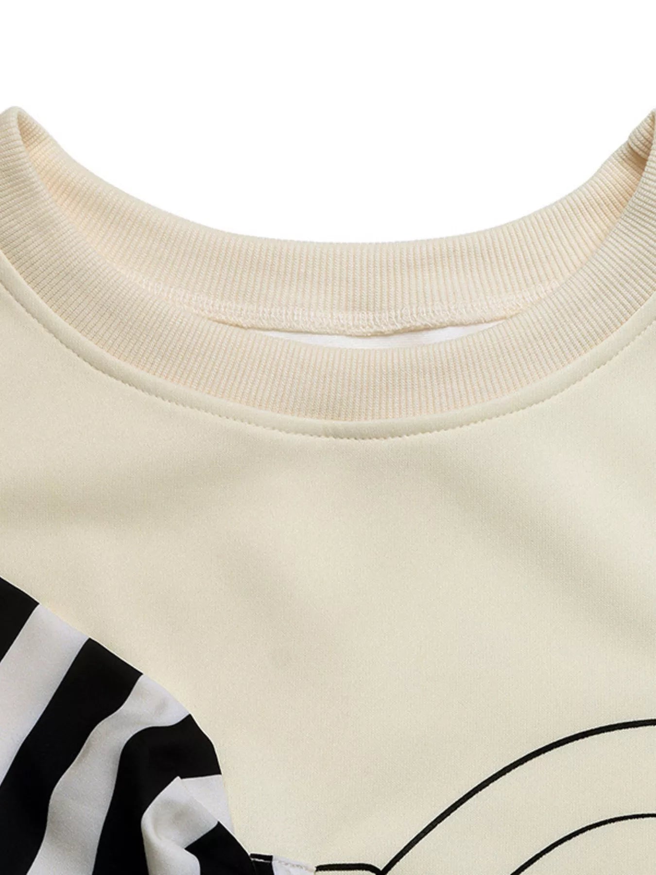 Bow Round Neck Dropped Shoulder Sweatshirt 