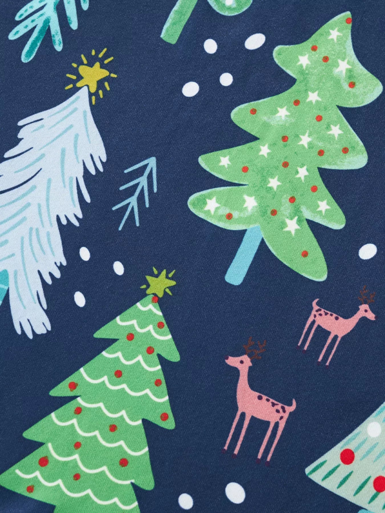 Children's Christmas Tree Long Sleeve Pajama Set 