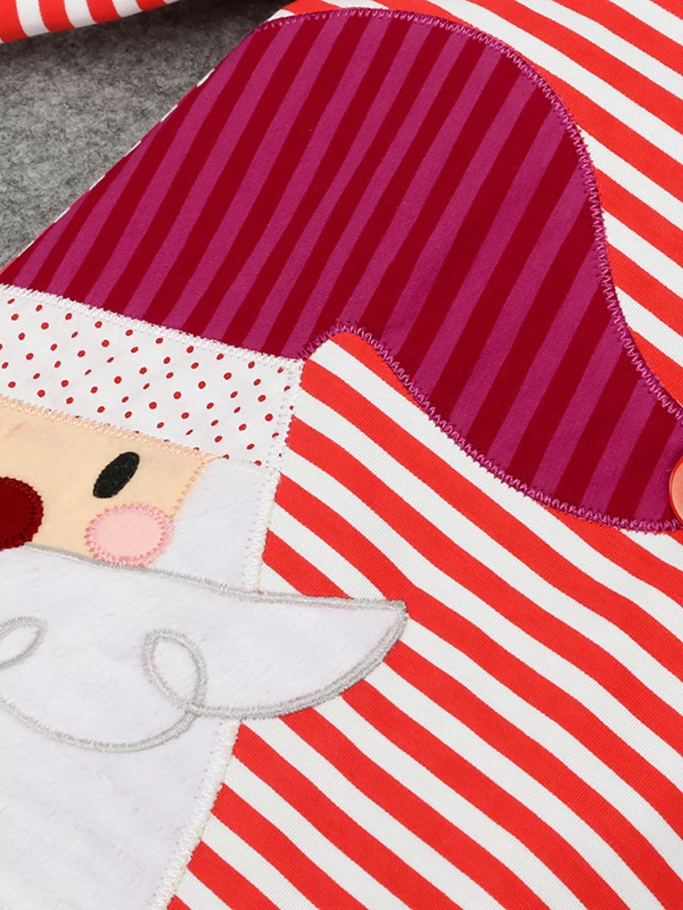 Children's Christmas Reindeer Striped Dress 