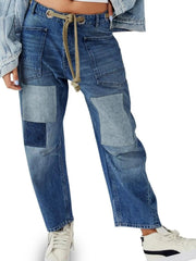 Washed Wide Leg Jeans 