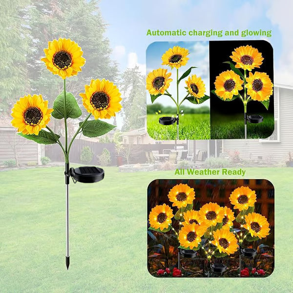 🌞Solar LED Sunflower Garden Lights-29.6inch/74cm 