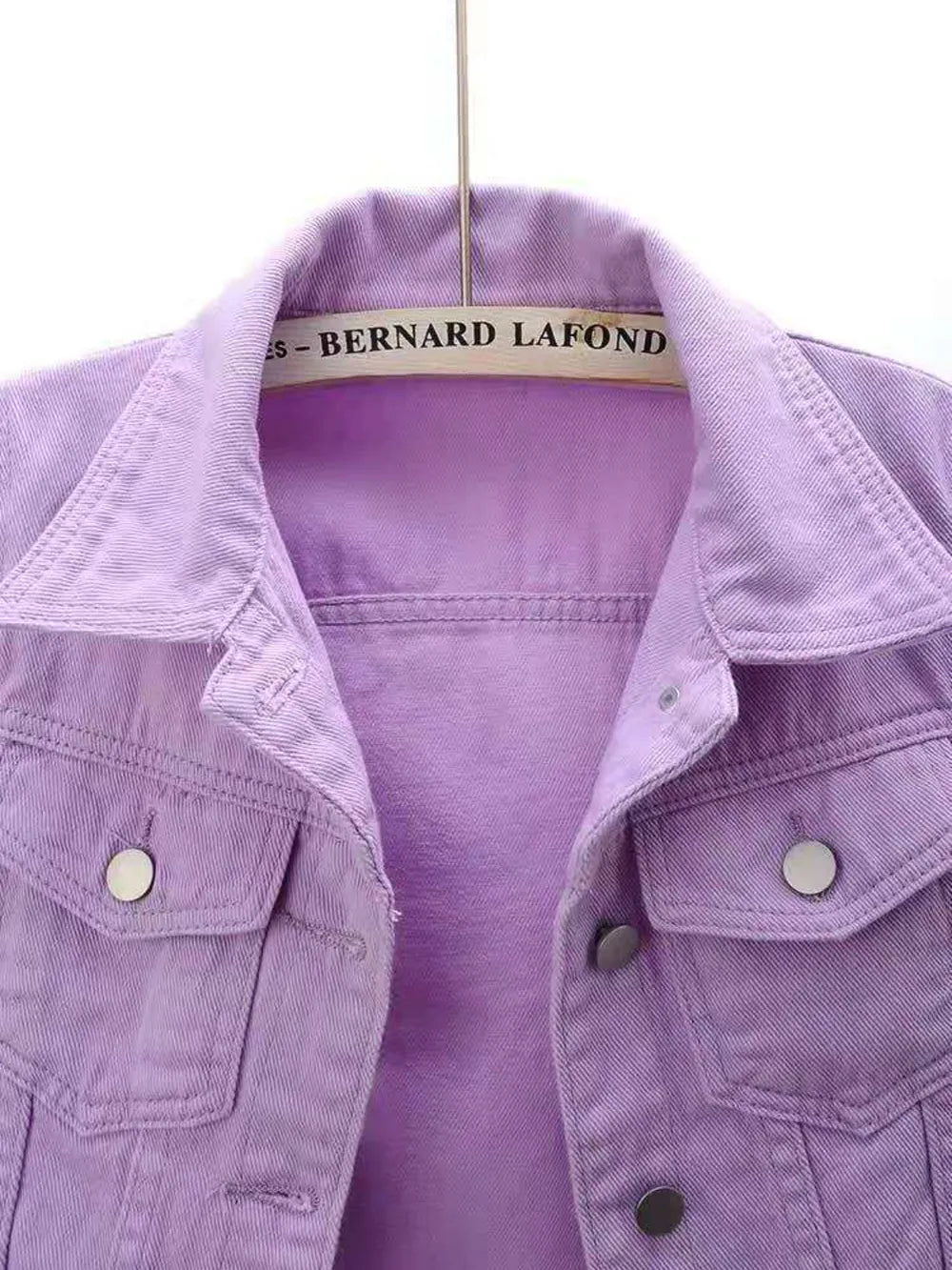 Full Size Cropped  Denim Jacket Plus Size 