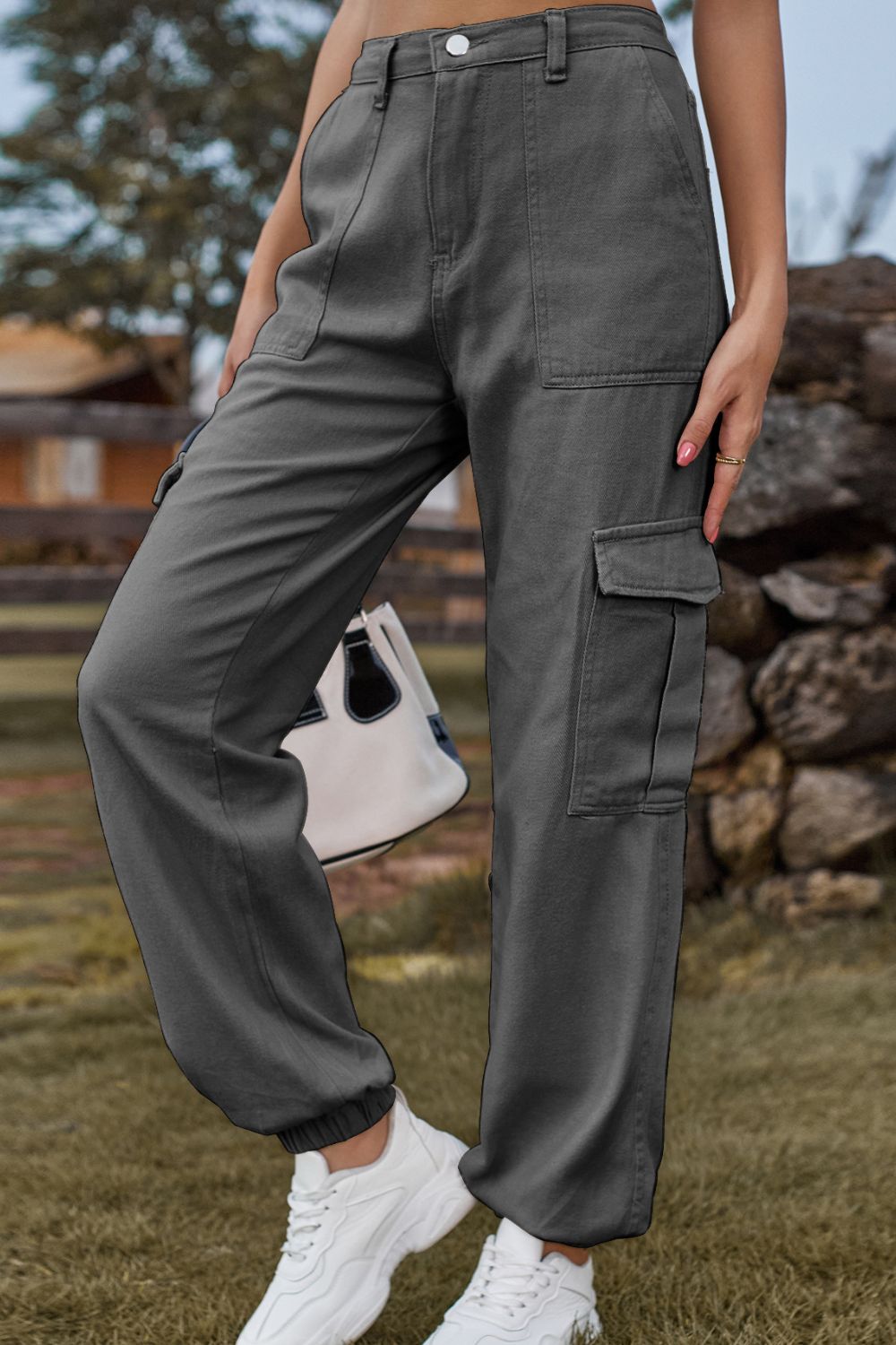 Long Jeans with Pocket 