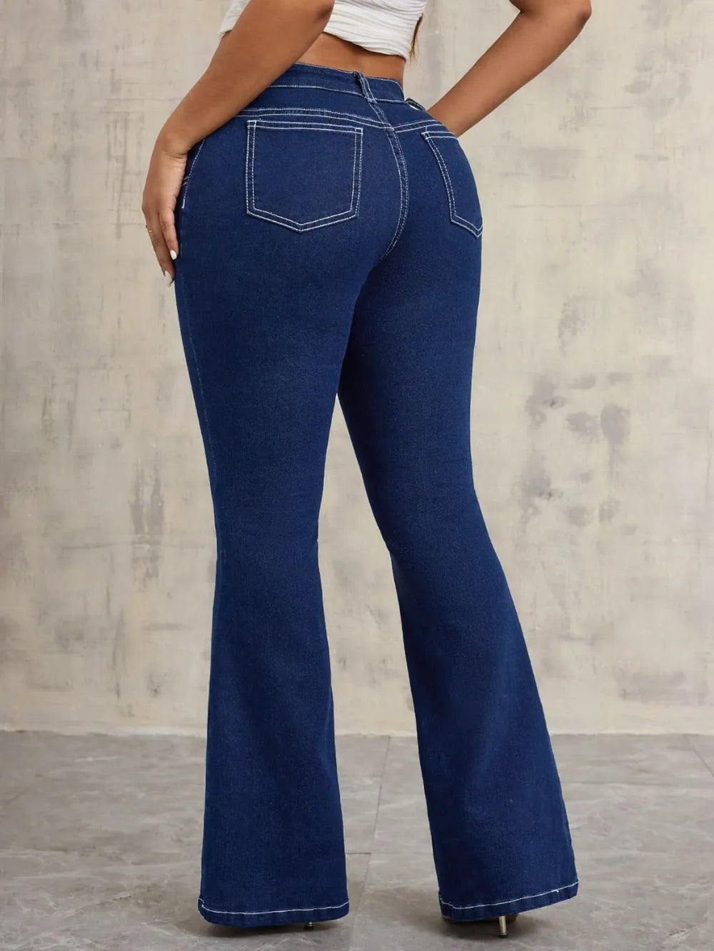 Flare Jeans with Pockets 