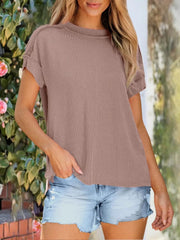 Round Neck Short Sleeve T-Shirt 