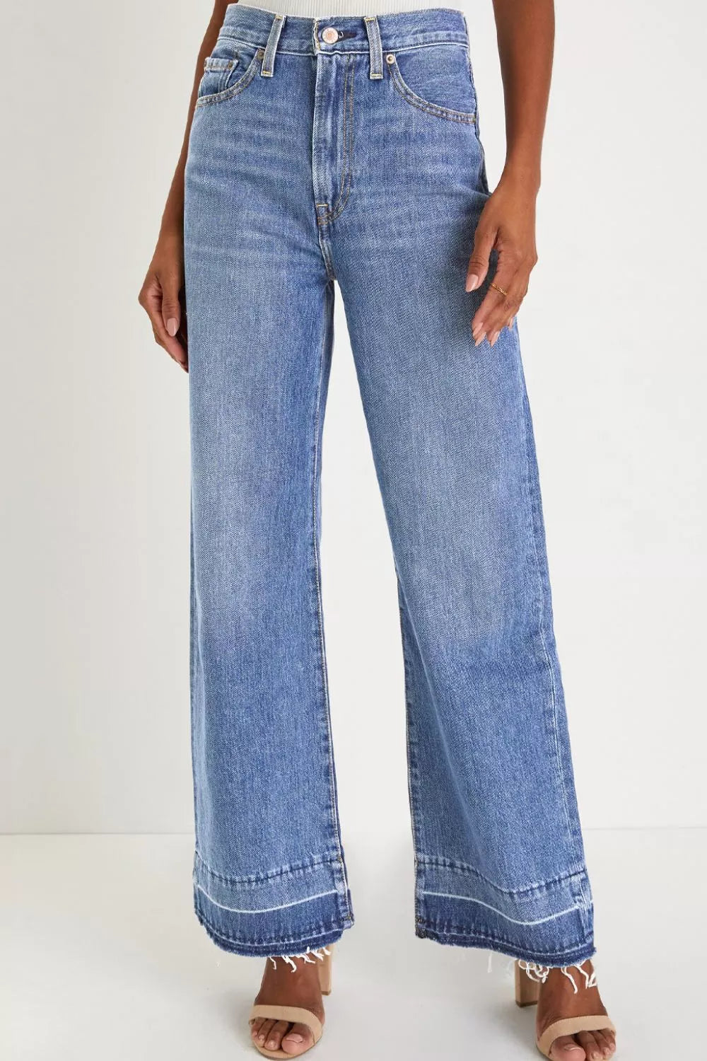Wide Leg High Waist Jeans 