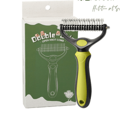 Daily Coat Rake | 2-In-1 Deshedding And Dematting Comb For Medium To Large Dogs 