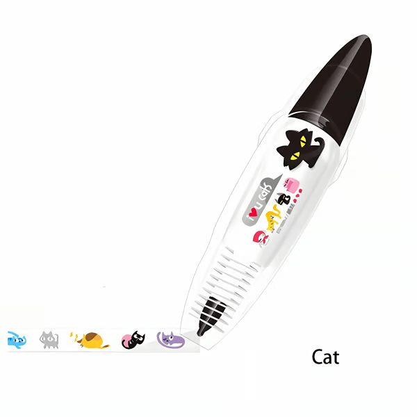 DazzleNote Animal Theme Pens | 12-Piece Non-Toxic Ink Set for Journals & Crafts 