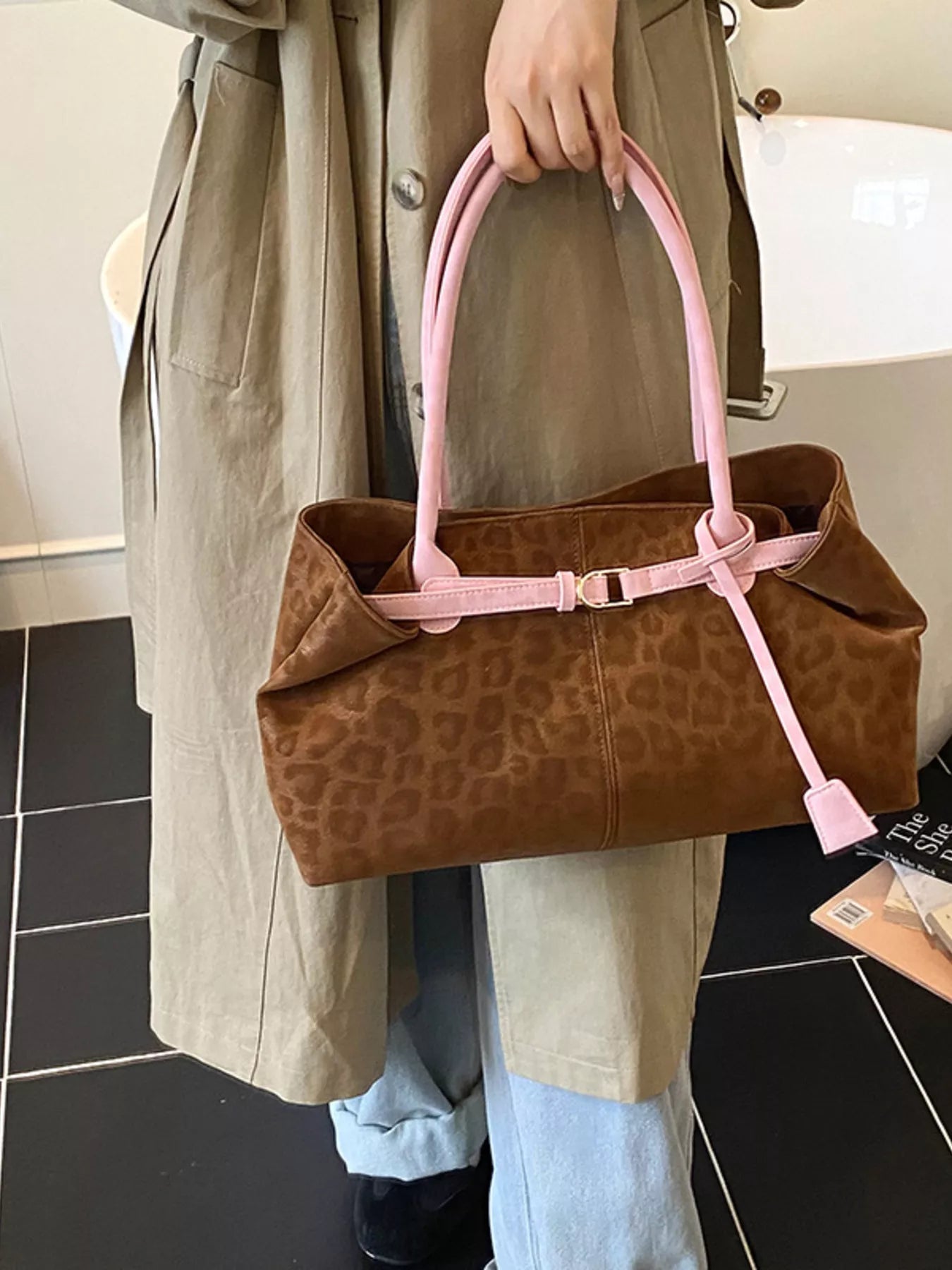 Leopard Print Handbag 