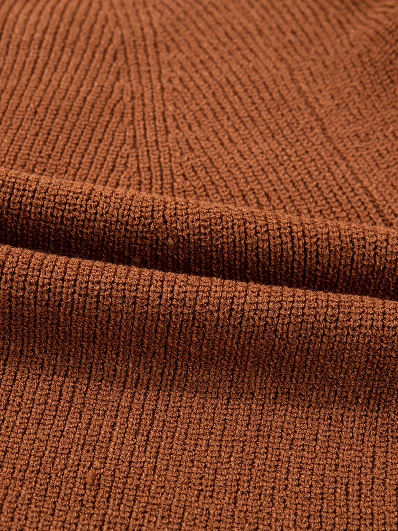 Contrast Knit V Neckline Cardigan 