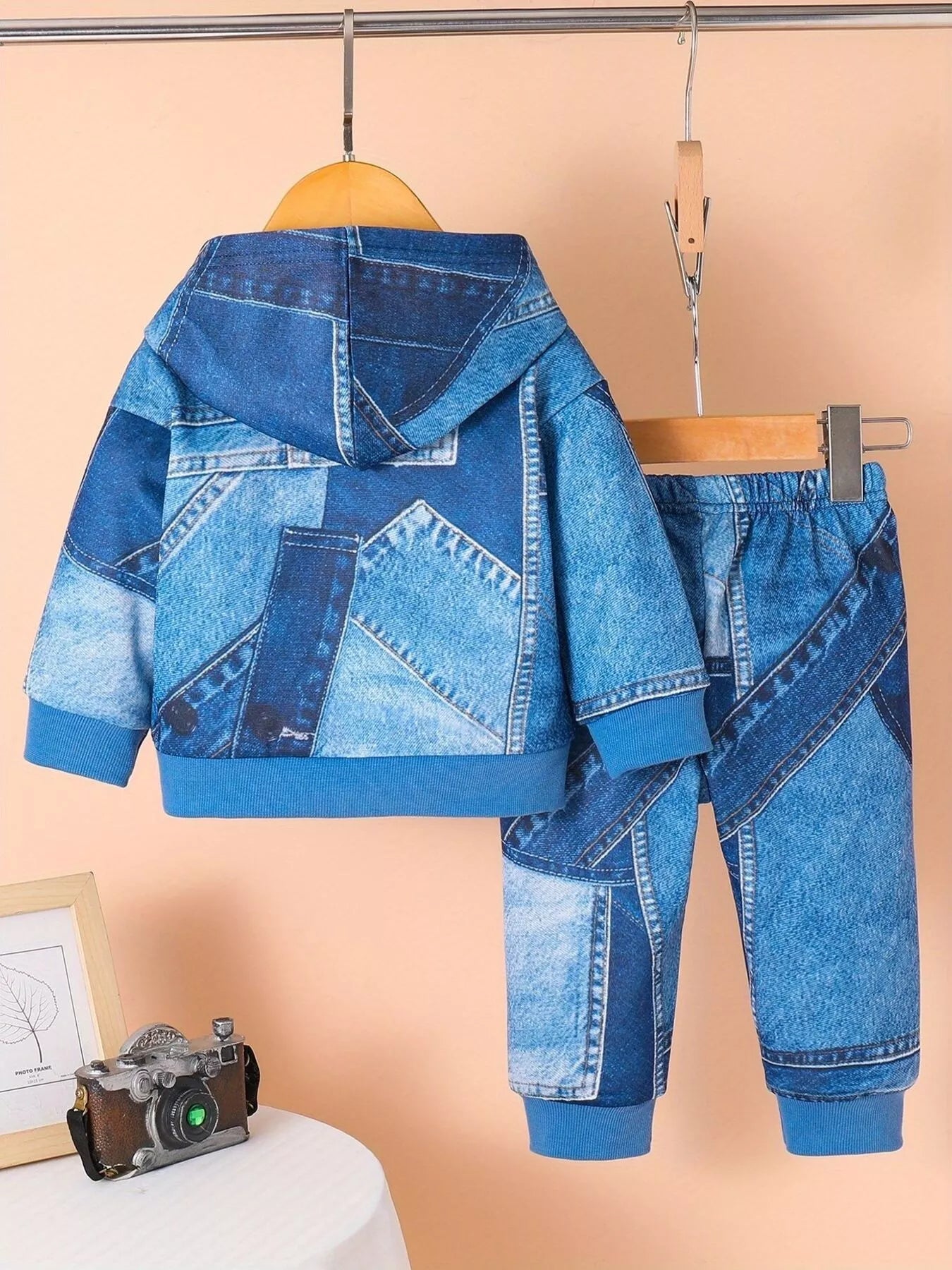 Children's Bear Hoodie and Pants Set 
