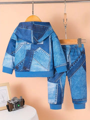 Children's Bear Hoodie and Pants Set 