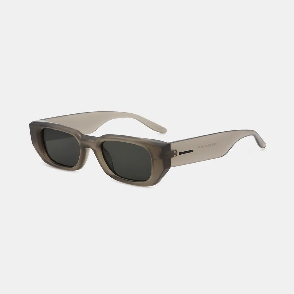 Polycarbonate Frame Rectangle Sunglasses 