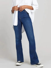 Full Size High-Waisted Flare Jeans Plus Size 