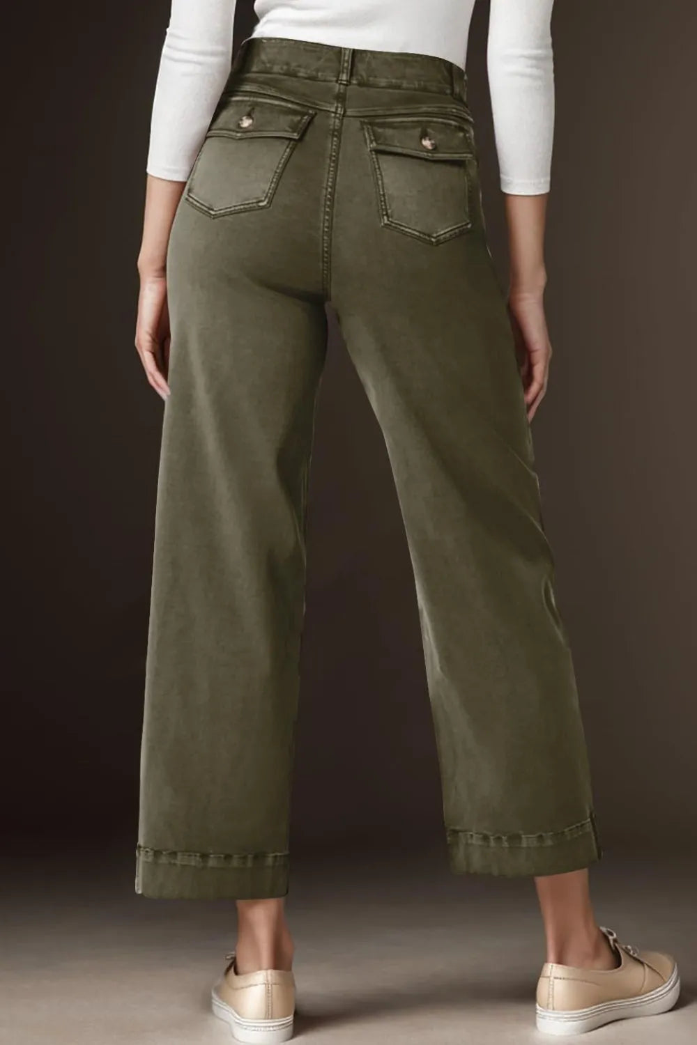 High Waist Jeans with Pockets 