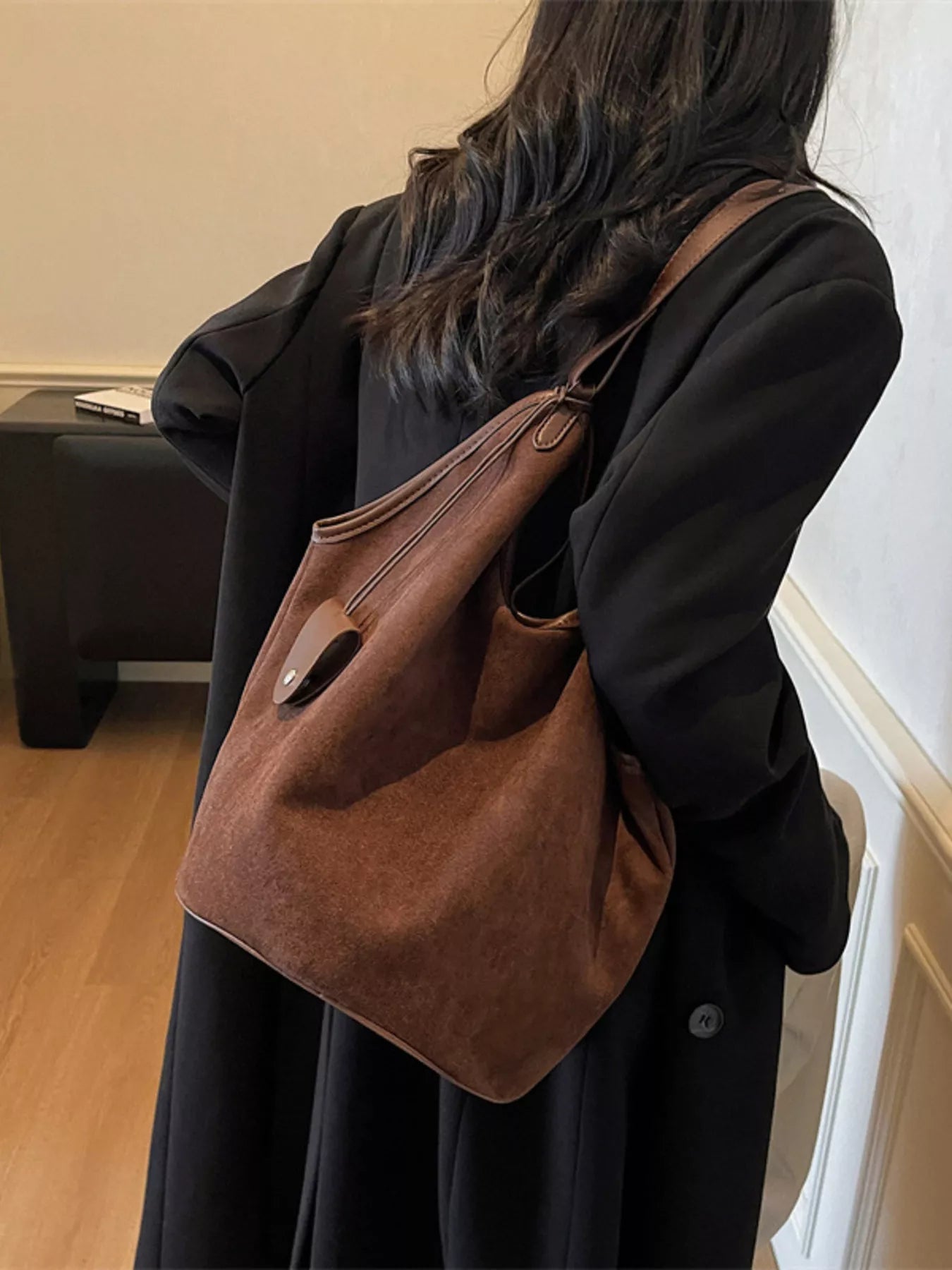 Solid Color Tote Bag 