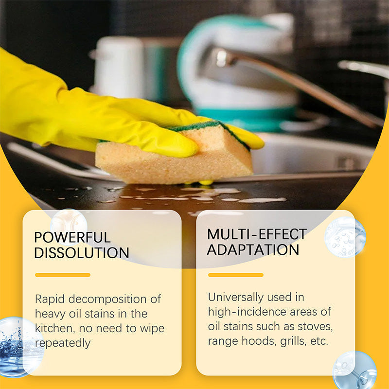 Deep-Clean Grease Remover Spray | 120 ml Non-Toxic Kitchen Cleaner 