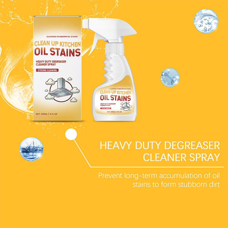 Deep-Clean Grease Remover Spray | 120 ml Non-Toxic Kitchen Cleaner 