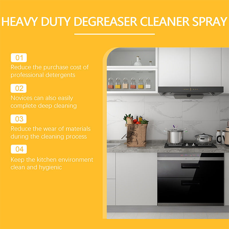Deep-Clean Grease Remover Spray | 120 ml Non-Toxic Kitchen Cleaner 