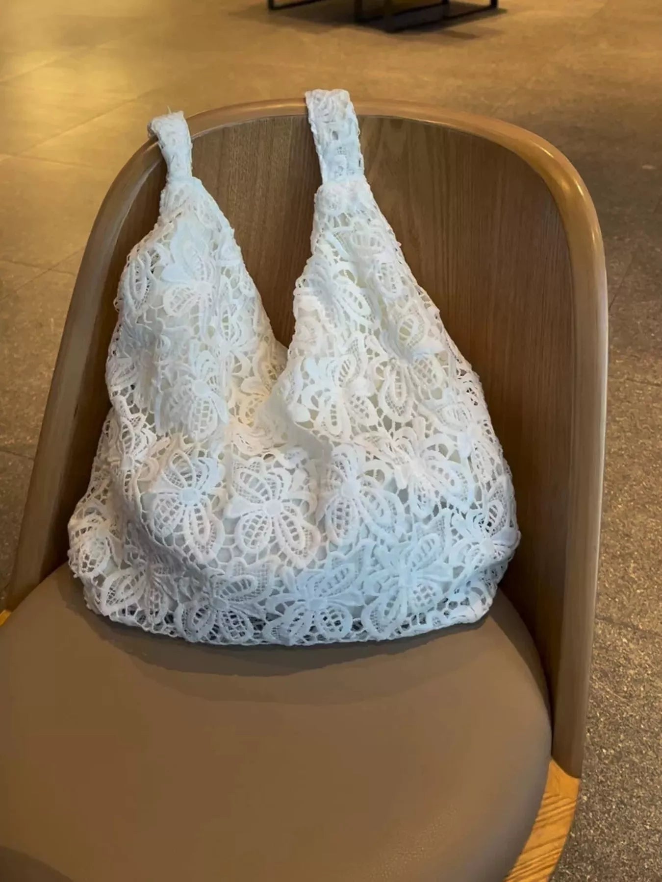 Floral Lace Handbag 