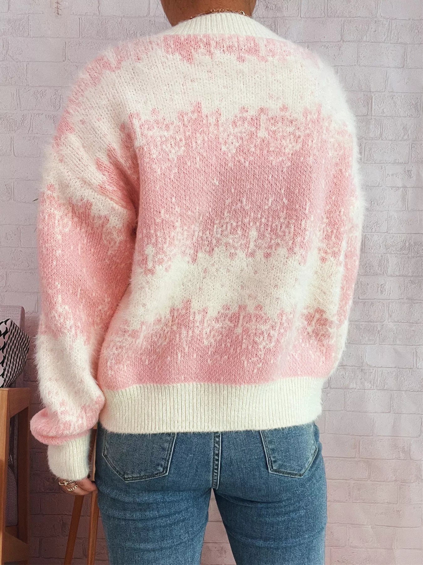 Ribbed Hem Button Up Cardigan 