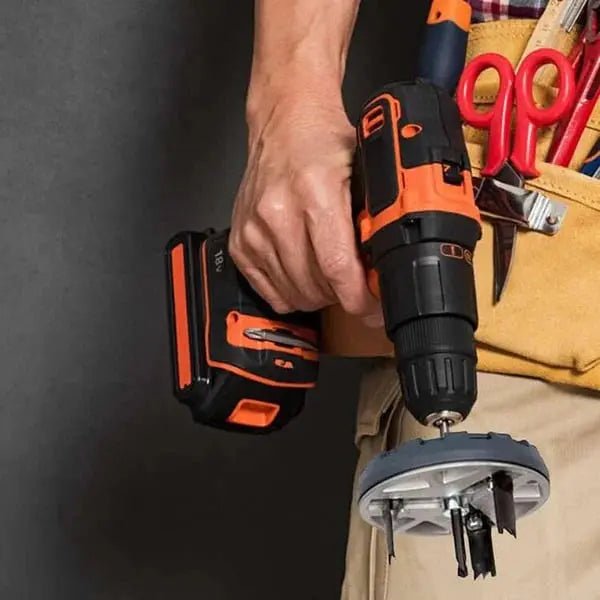DialFit Adjustable Hole Cutter | 45–130 mm Clean Cuts for Drywall & Softwood 