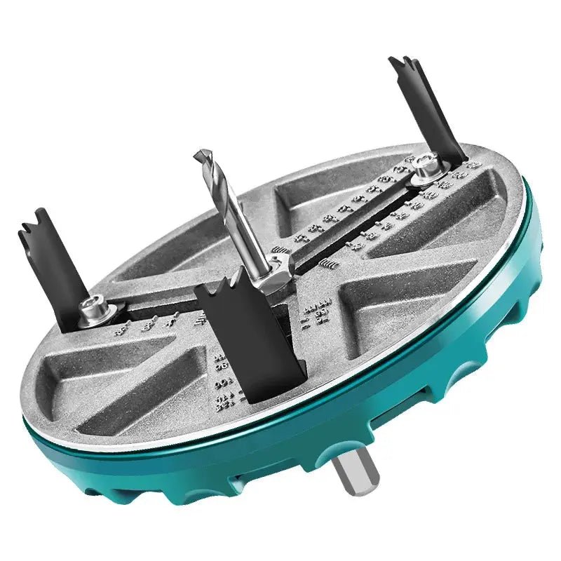 DialFit Adjustable Hole Cutter | 45–130 mm Clean Cuts for Drywall & Softwood 