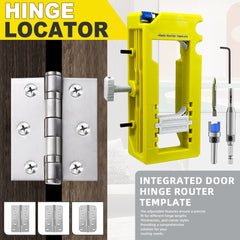 Door Hinge Routing Jig | Adjustable Mortise Guide For 3-5 Inch Hinges 