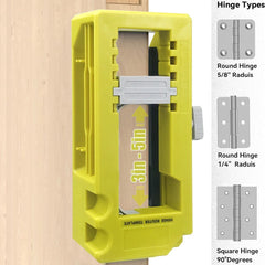 Door Hinge Routing Jig | Adjustable Mortise Guide For 3-5 Inch Hinges 