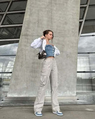 Adjustable Cargo Pants 