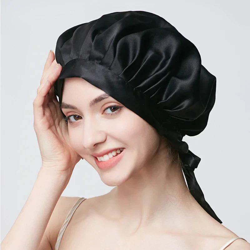 All-Night Silk Bonnet - Stays On All Night Guaranteed 