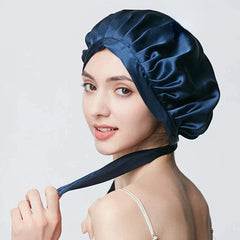 All-Night Silk Bonnet - Stays On All Night Guaranteed 
